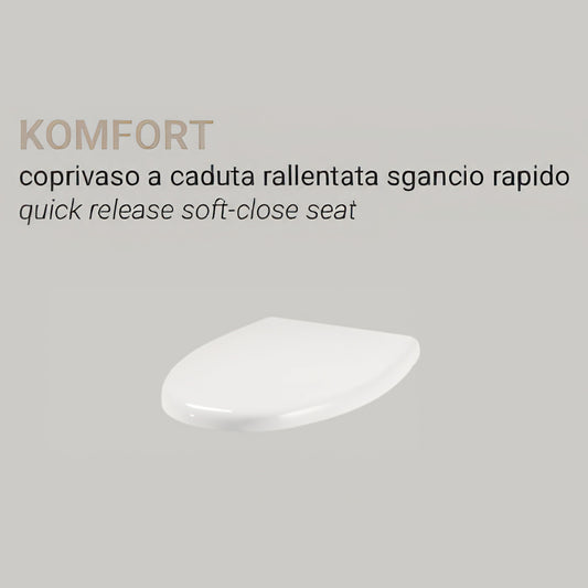 Cipì Copriwater a caduta rallentata per serie Komfort