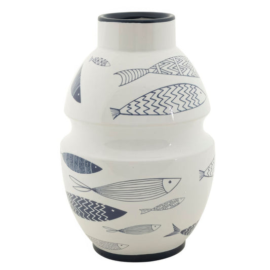 Mauro Ferretti Vaso Ceramica Fish CM Ø 21X31