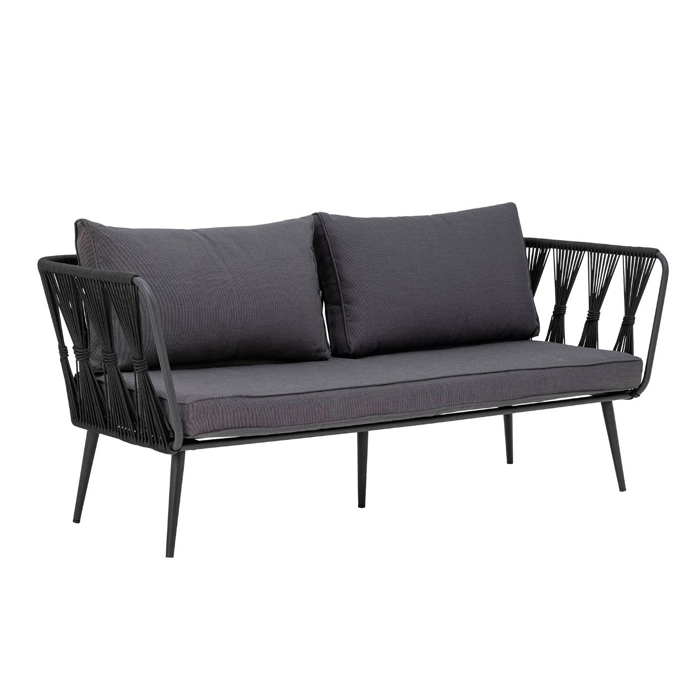 Bloomingville Pavone sofa, Black, Metal