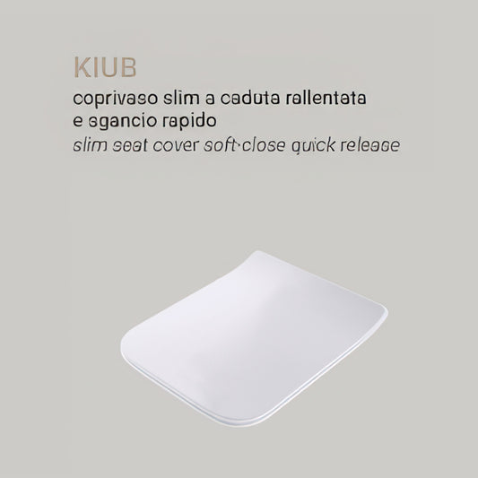Hidra Ceramica Copriwater serie Kiub Slim