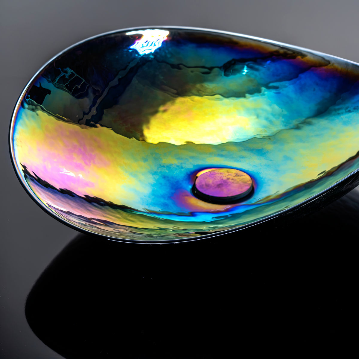 Lavabo Vivaldi Murano Nero Madreperla