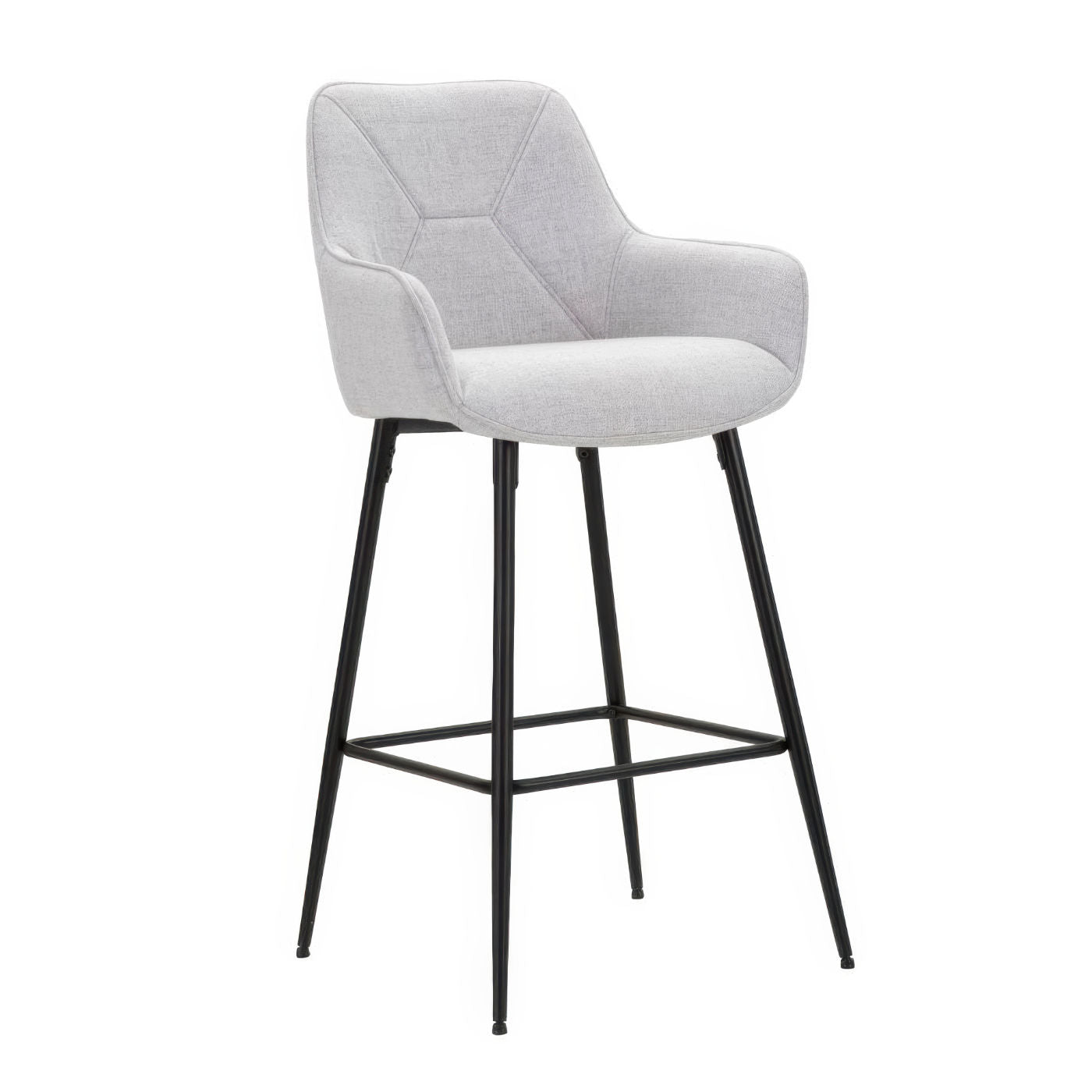 Mauro Ferretti Sgabello Bar Grey Set 2 pz