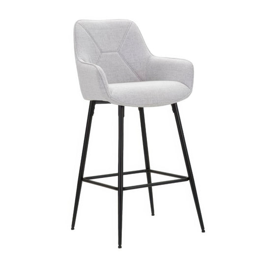 Mauro Ferretti Sgabello Bar Grey Set 2 pz