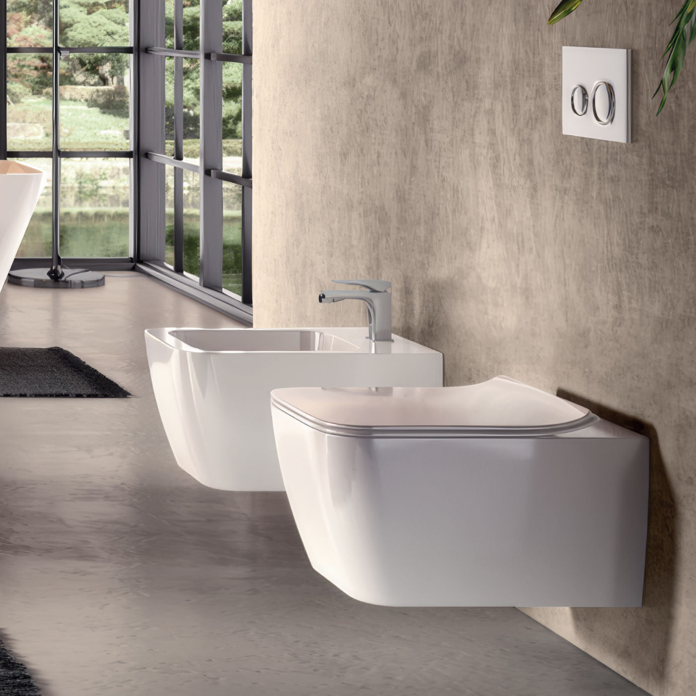 Hidra Ceramica Vaso sospeso Kiub