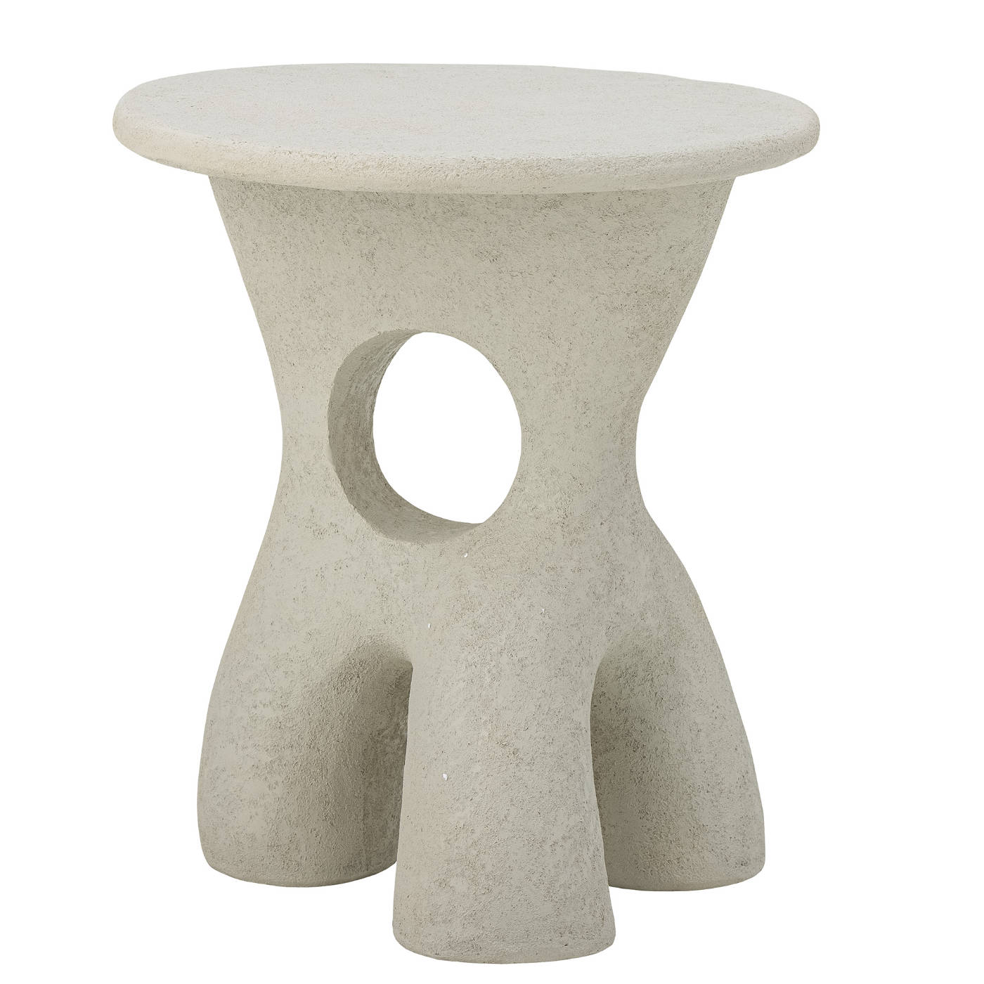 Bloomingville Amiee Tavolino Bianco è realizzato in poliresina in una bella forma organica, che conferisce al tavolino un aspetto sbalorditivo e scultoreo.