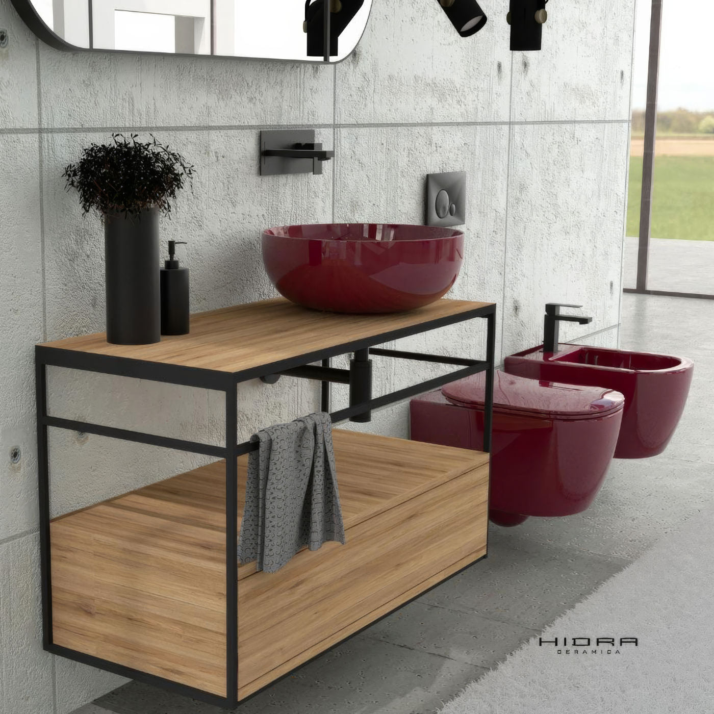 Hidra Ceramica Sanitari Faster Bidet Sospeso