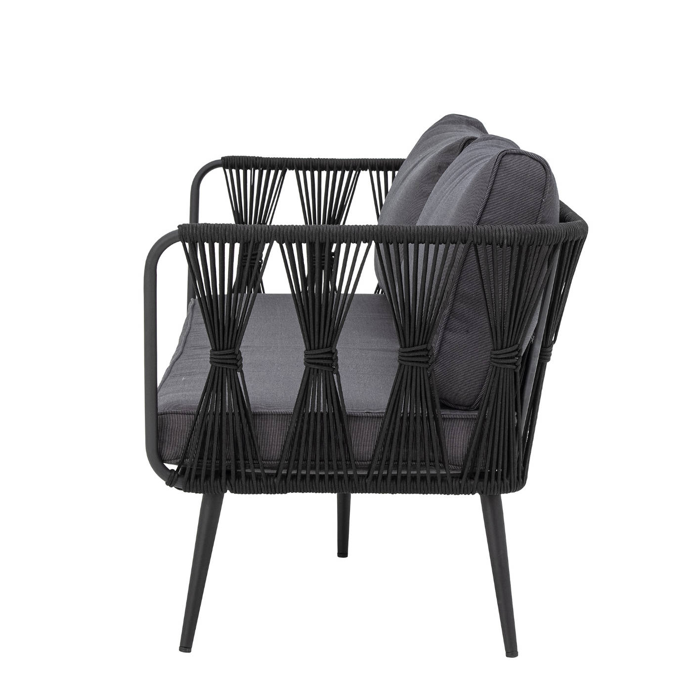 Bloomingville Pavone sofa, Black, Metal