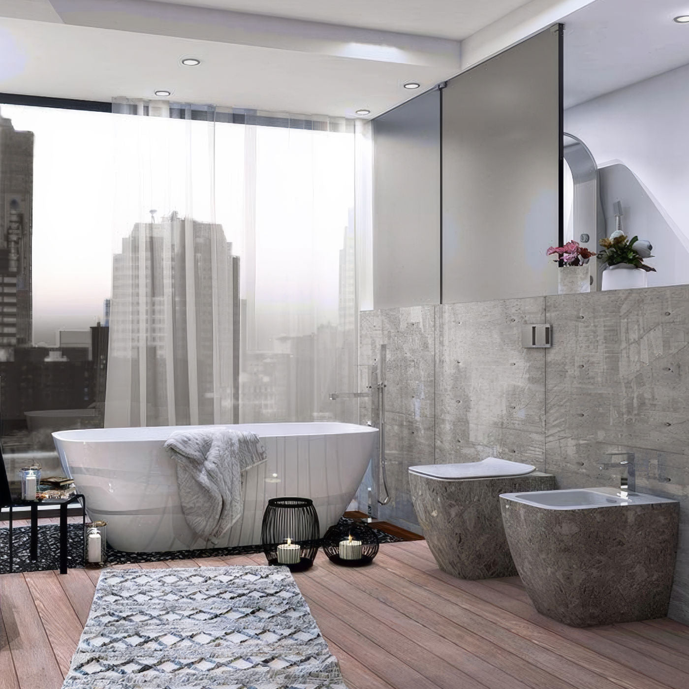 Hidra Ceramica Bidet a Terra Kiub