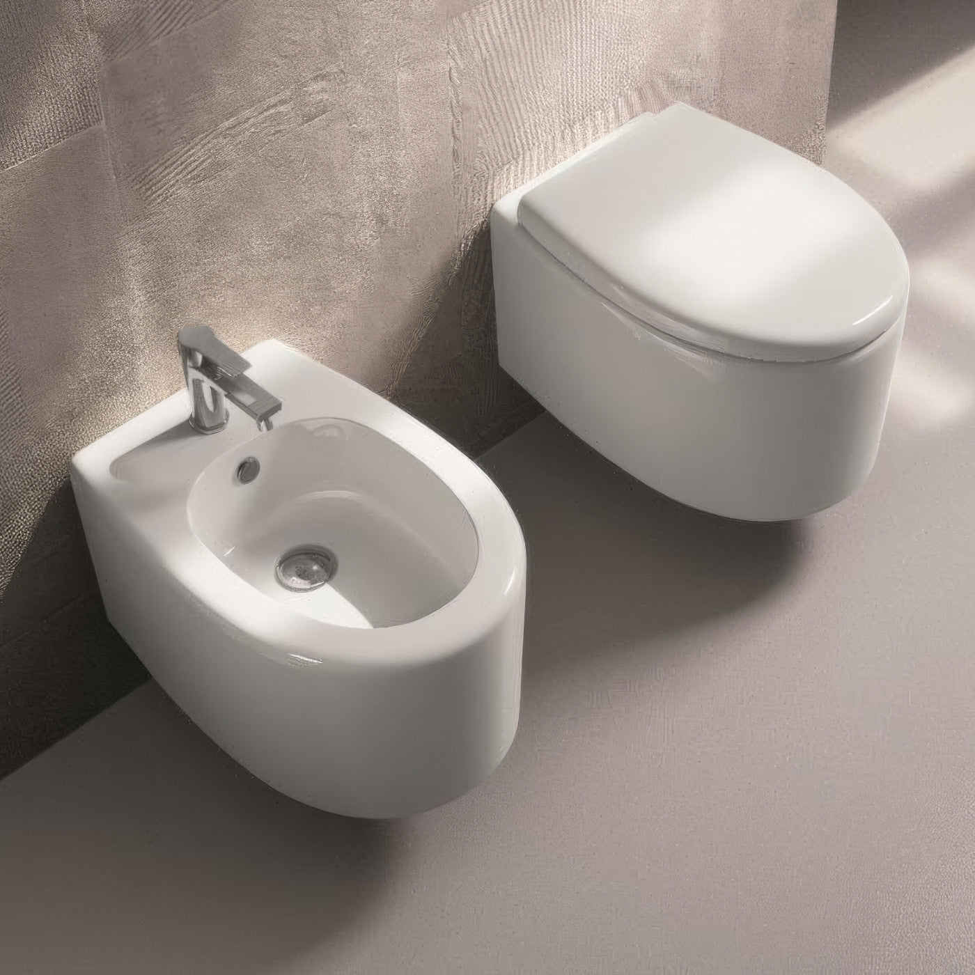 Hidra Ceramica KOMFORT + PLUS vaso sospeso