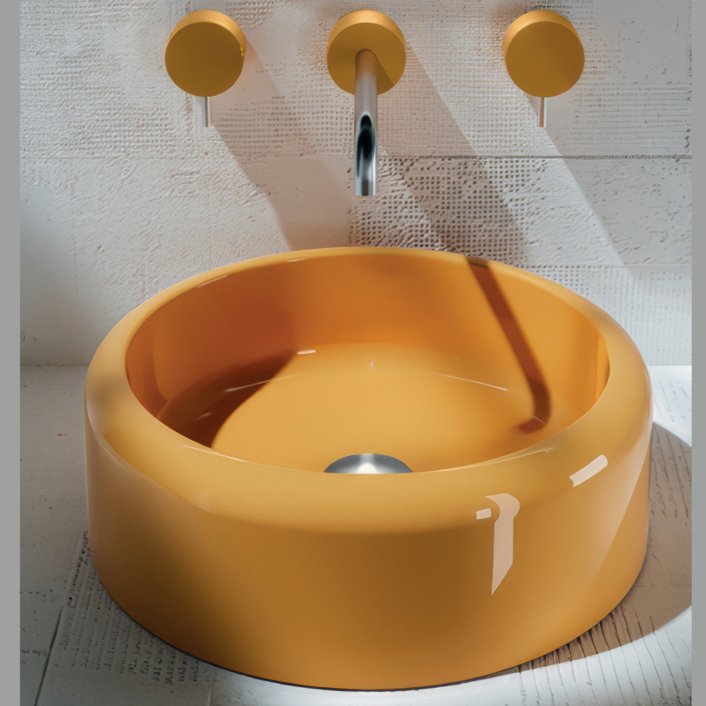 Hidra Ceramica Lavabo KOMFORT tondo appoggio