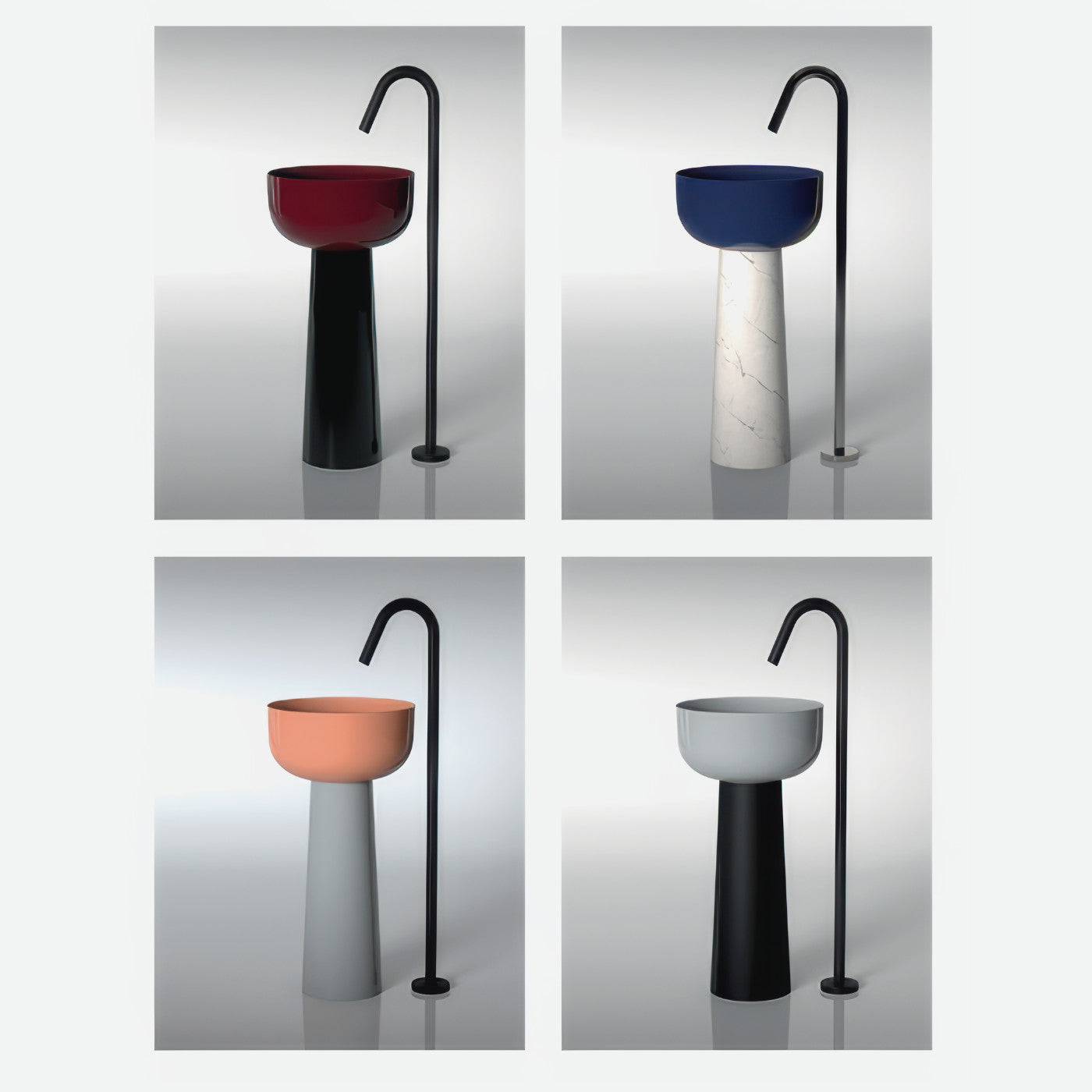Hidra Ceramica Piano Slim in Metallo 80x46