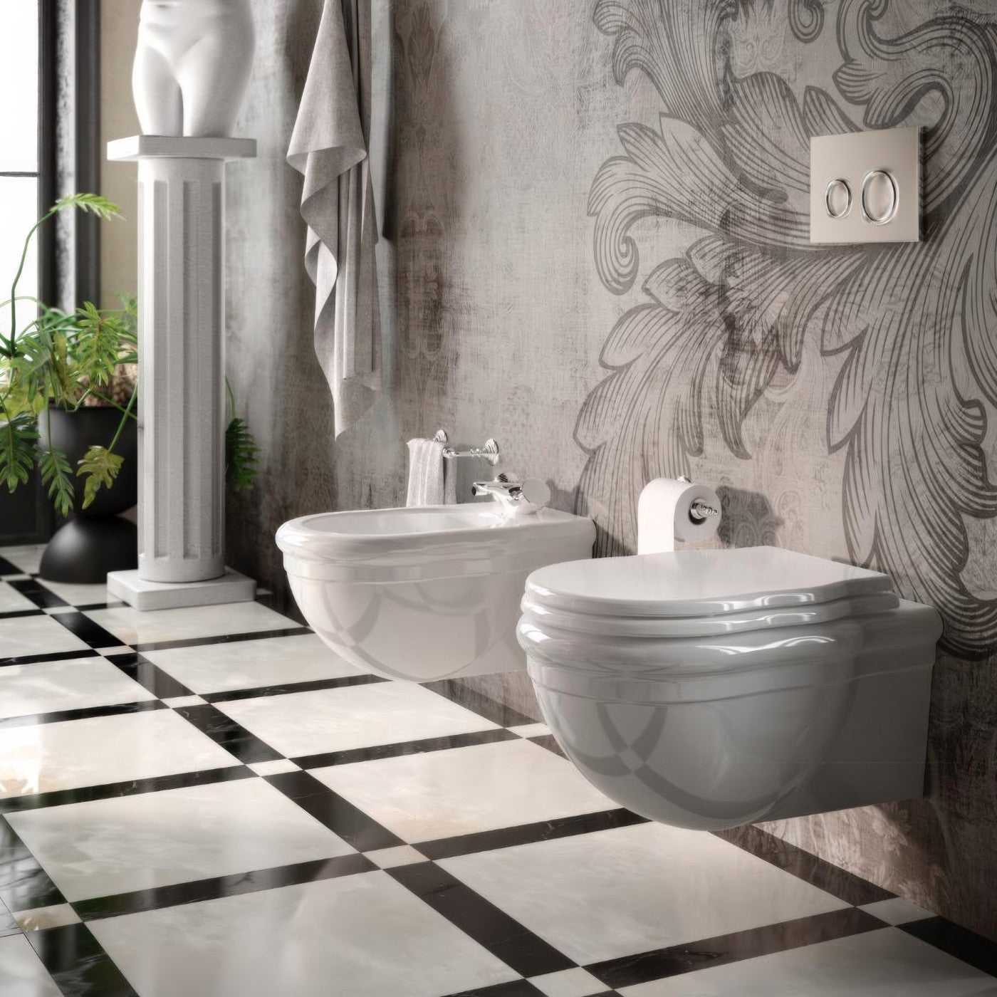 Hidra Ceramica Sanitari Ellade Vaso Sospeso