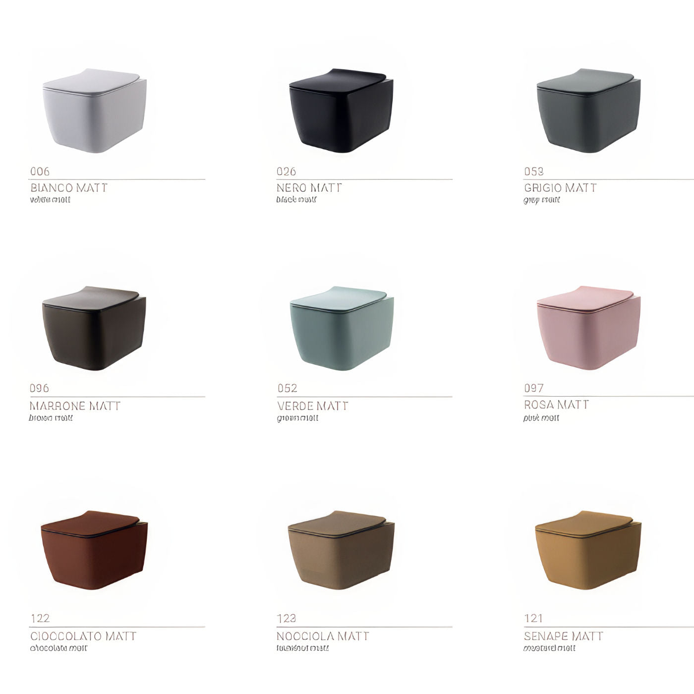 Hidra Ceramica Vaso sospeso Kiub