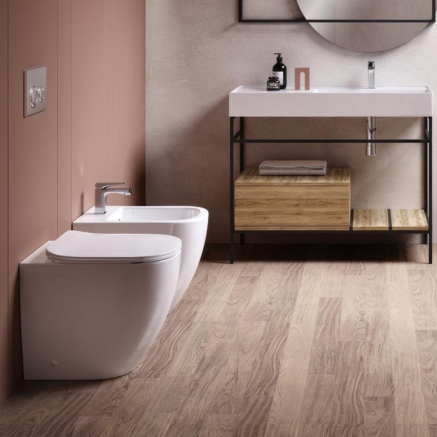 Hidra Ceramica Sanitari Faster Bidet a Terra