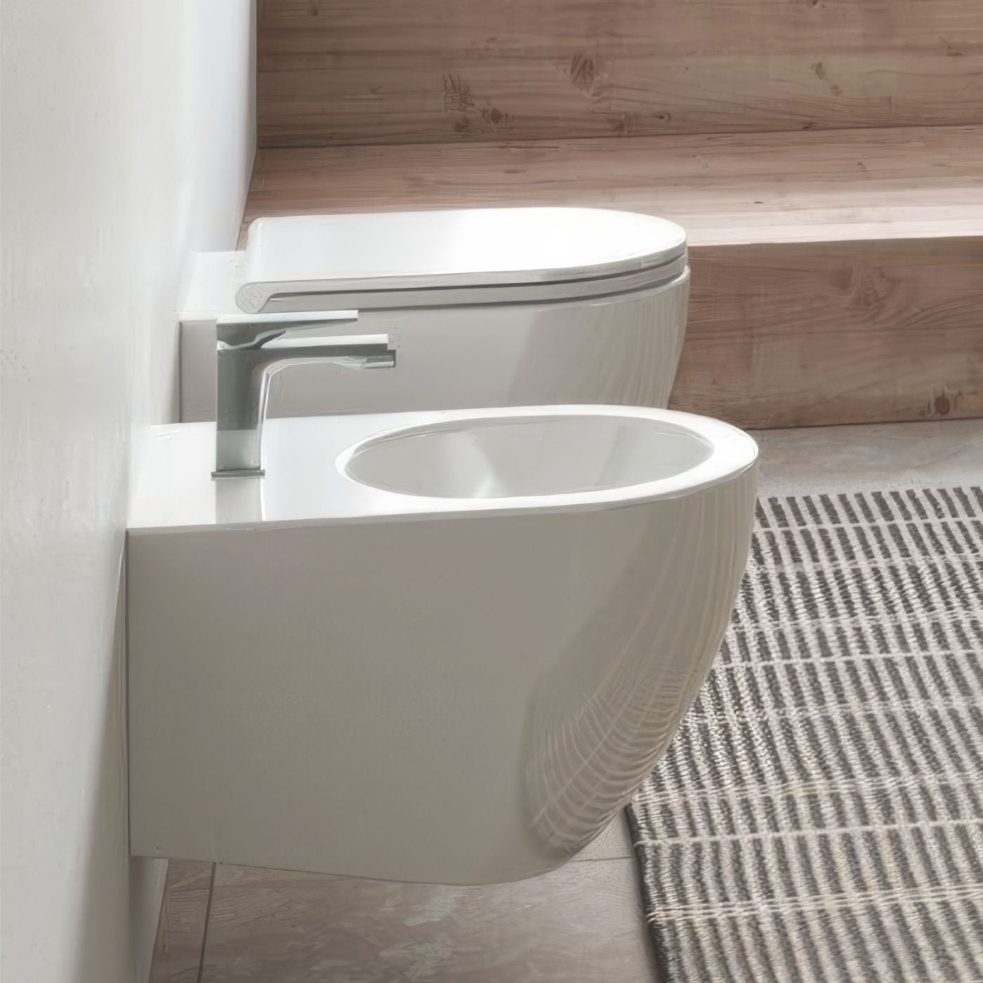 Hidra Ceramica Tour Vaso Sospeso filomuro
