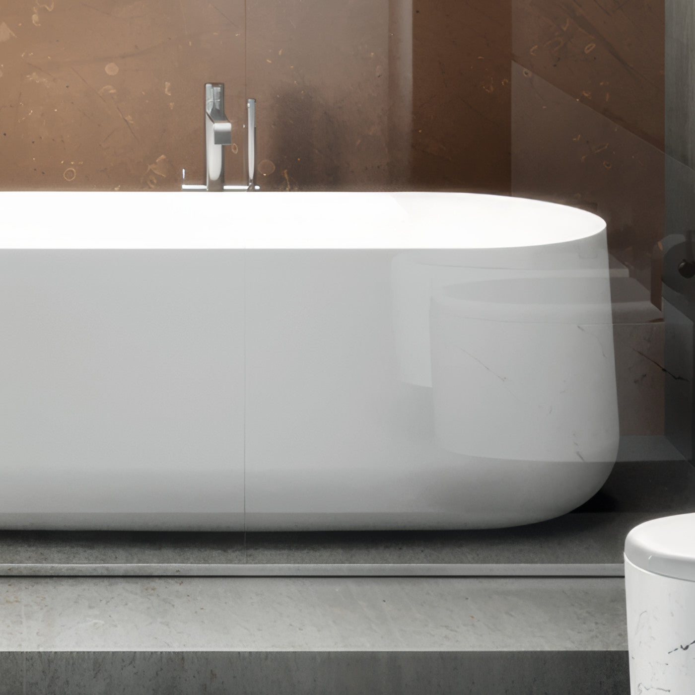 Hidra Ceramica Vasca da Bagno Komfort in Acrilico