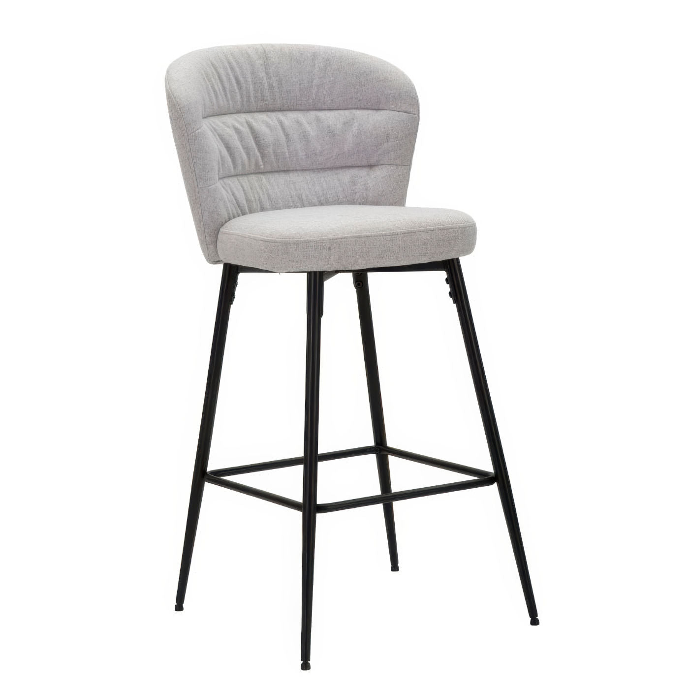 Mauro Ferretti Sgabello Bar Losanna Grigio Set 2 pz