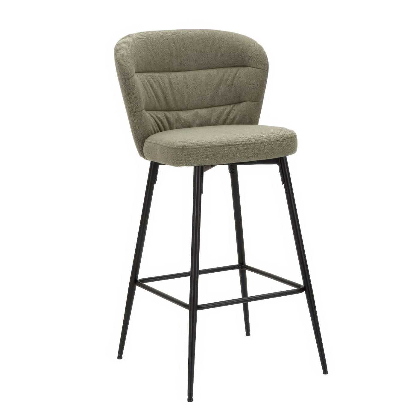 Mauro Ferretti Sgabello Bar Losanna Verde Set 2 pz