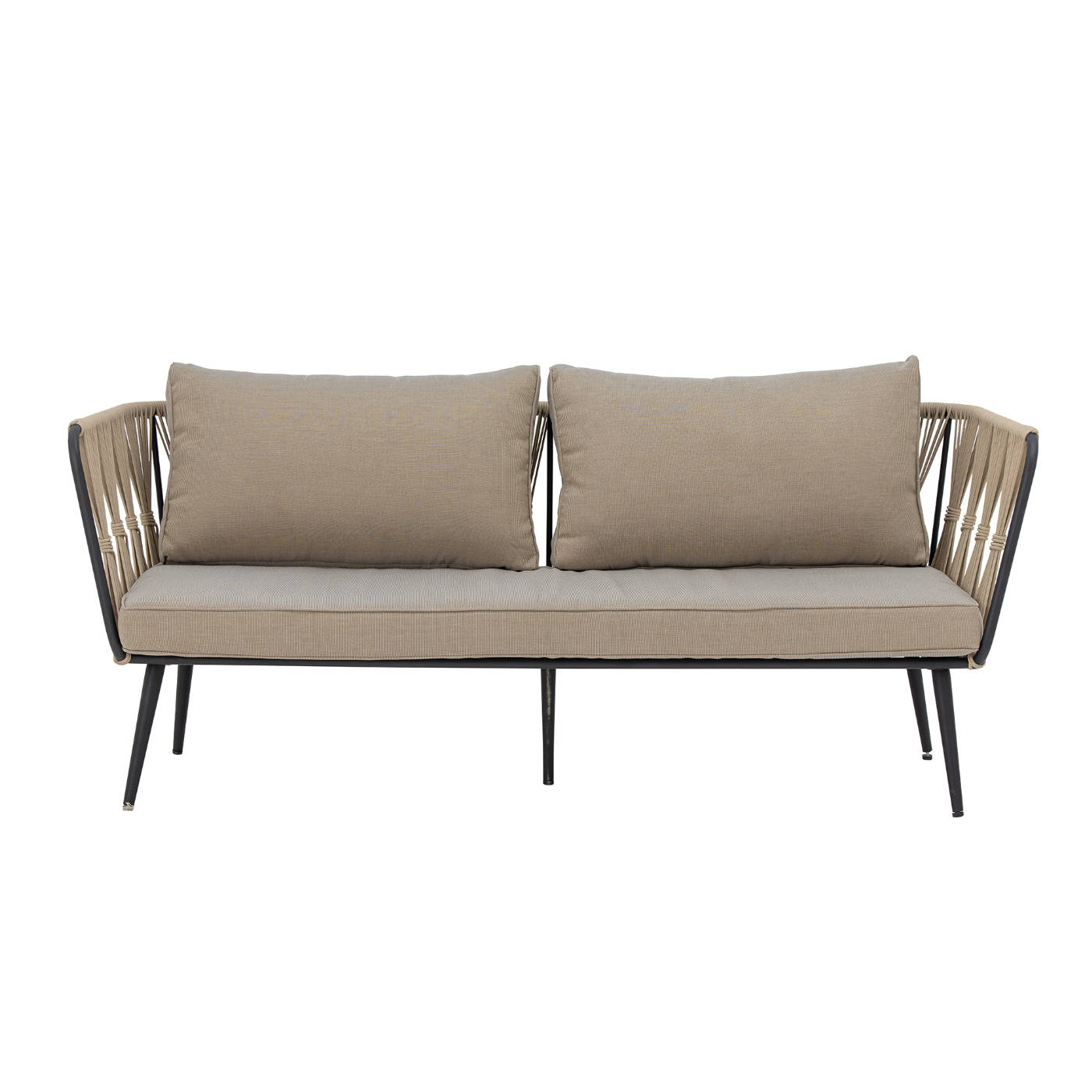 Bloomingville Pavone sofa, Brown, Metal
