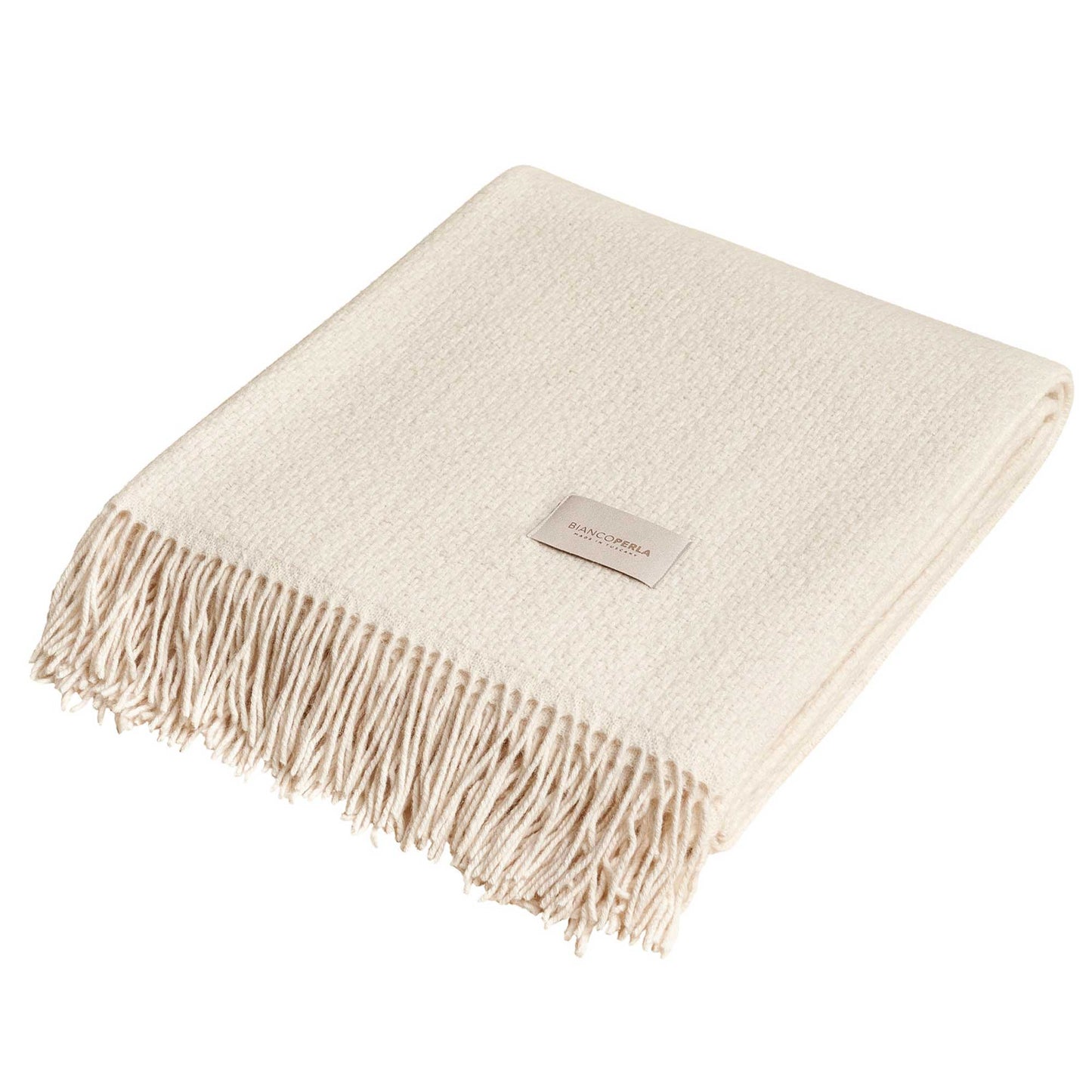 Biancoperla Plaid York 150x200 in alpaca e lana