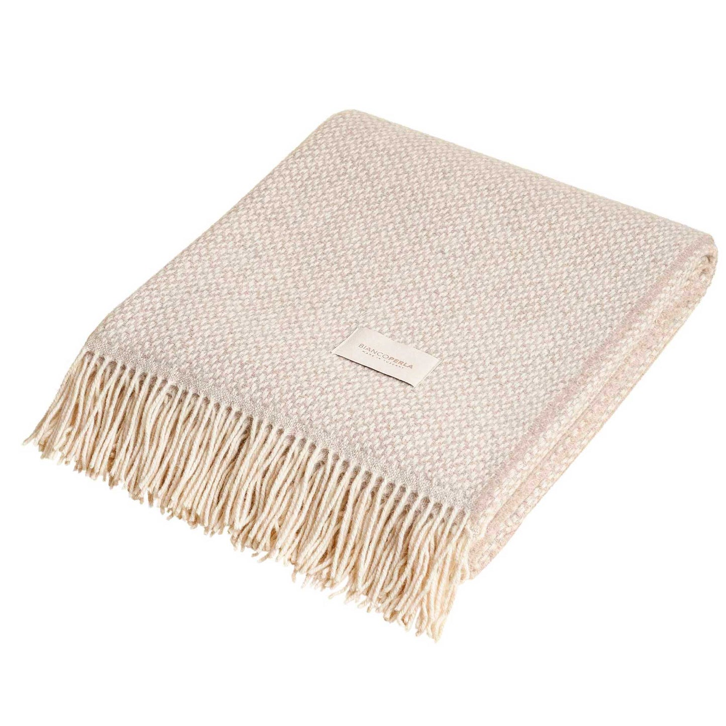 Biancoperla Plaid York 150x200 in alpaca e lana
