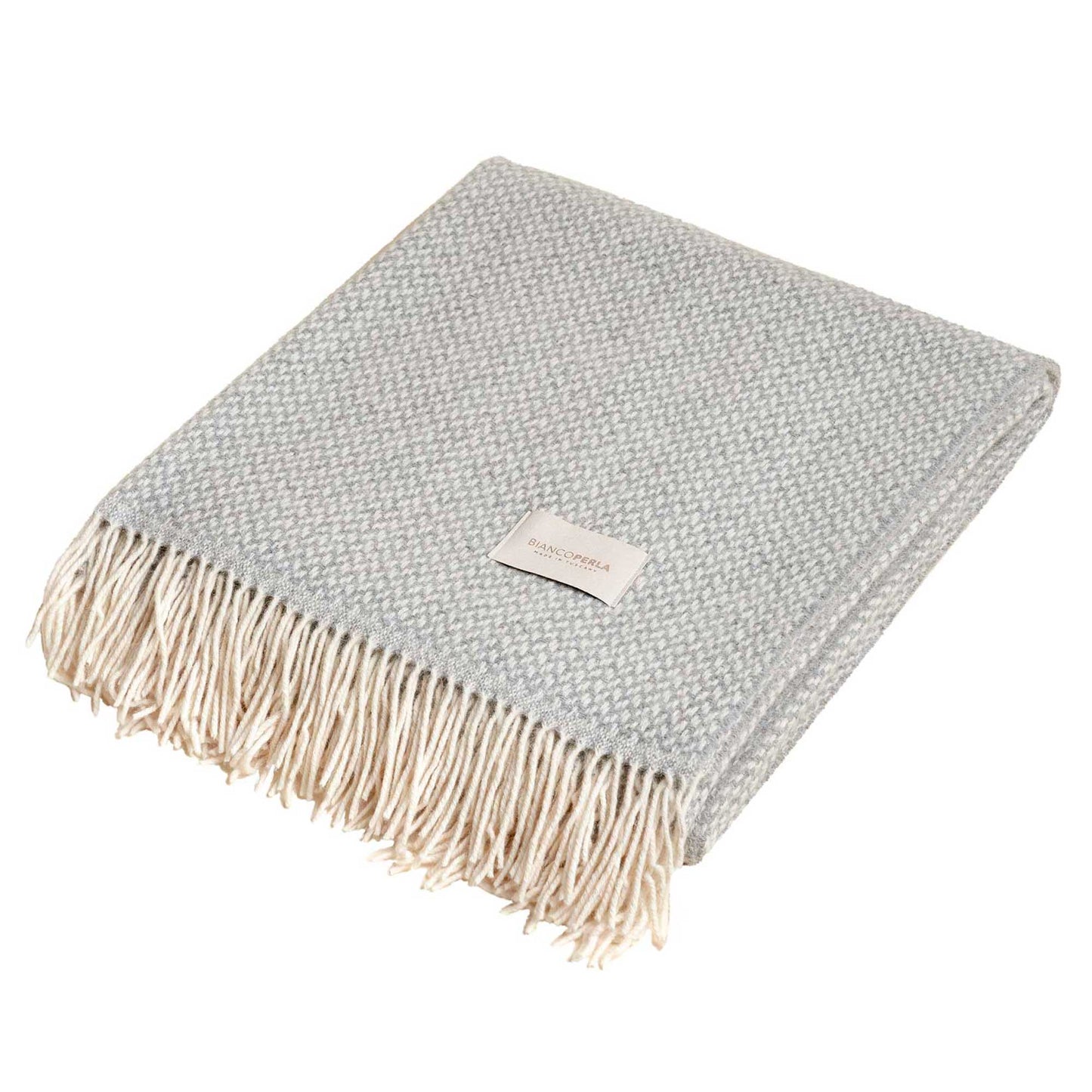 Biancoperla Plaid York 150x200 in alpaca e lana