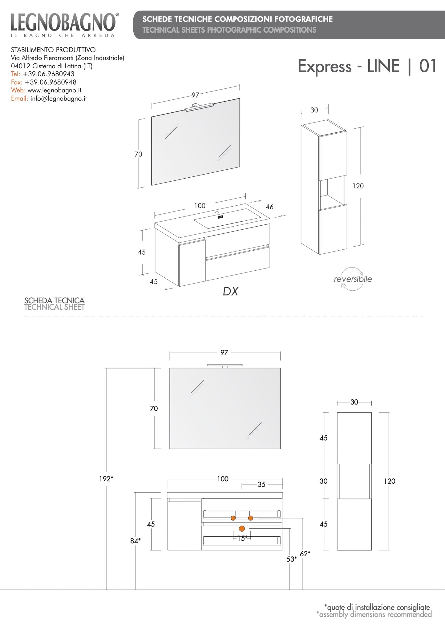 Legnobagno Line 01 Atelier Arredo Design