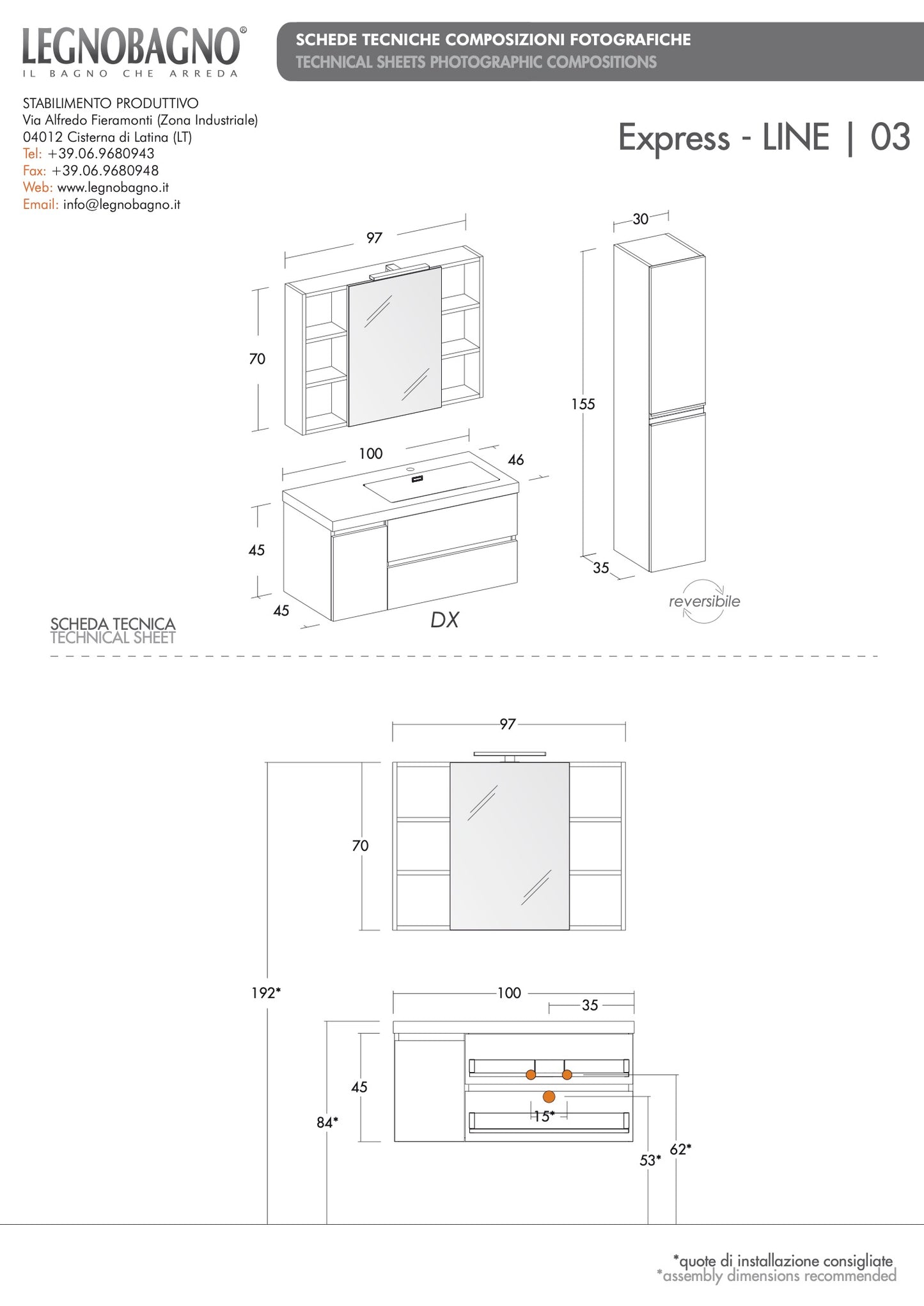 Legnobagno Line 03 Atelier Arredo Design