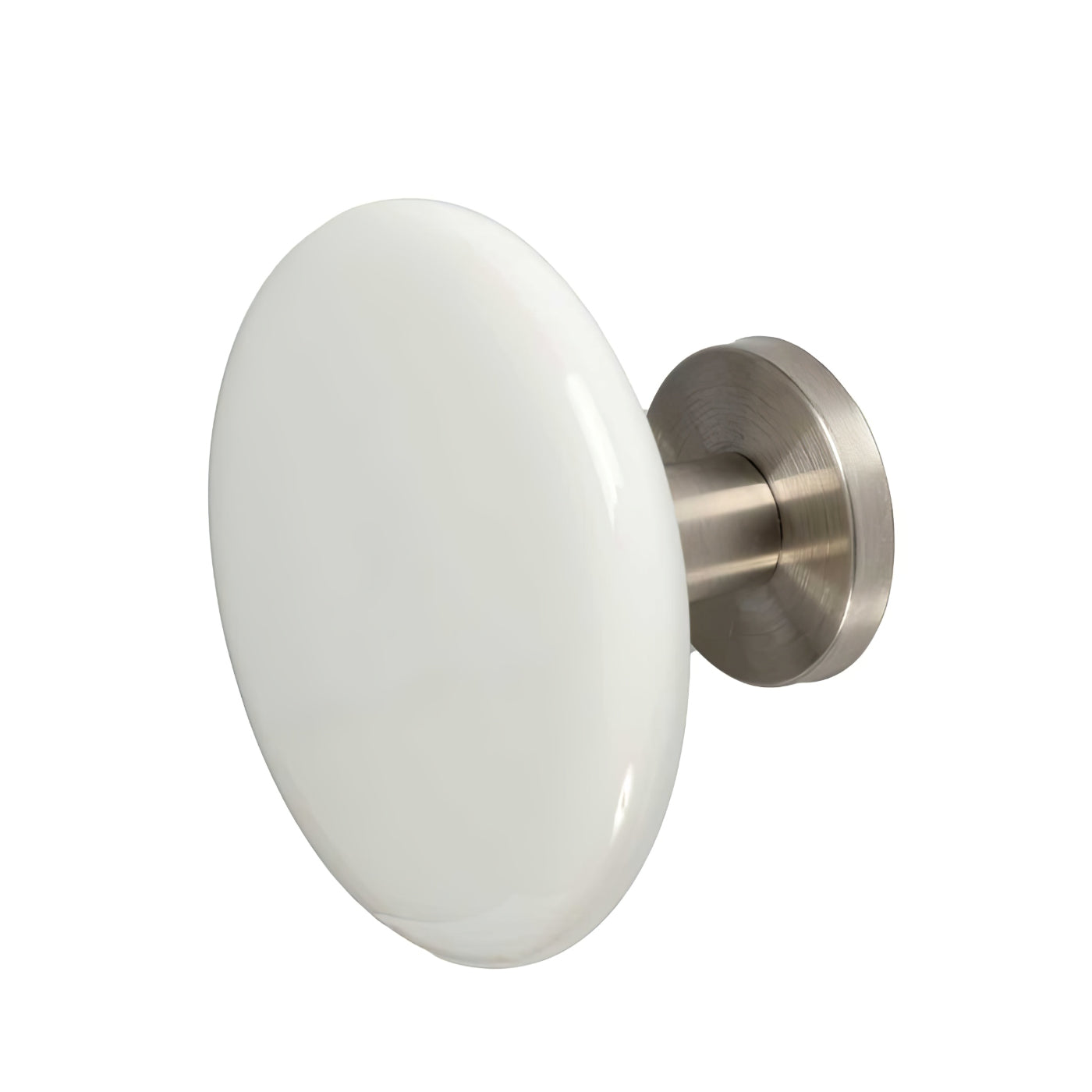 White Ceramic Appendi asciugamano Neo Bianco Lucido Cromo