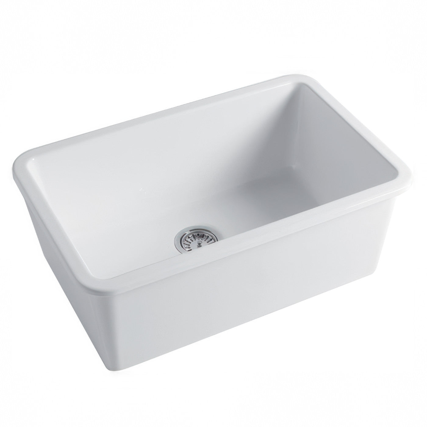 Disegno Ceramica Lavello Barrell Sopra e Sottopiano da 30"