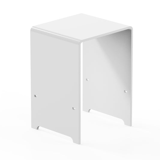 Capannoli Sgabello in Plexiglass bianco