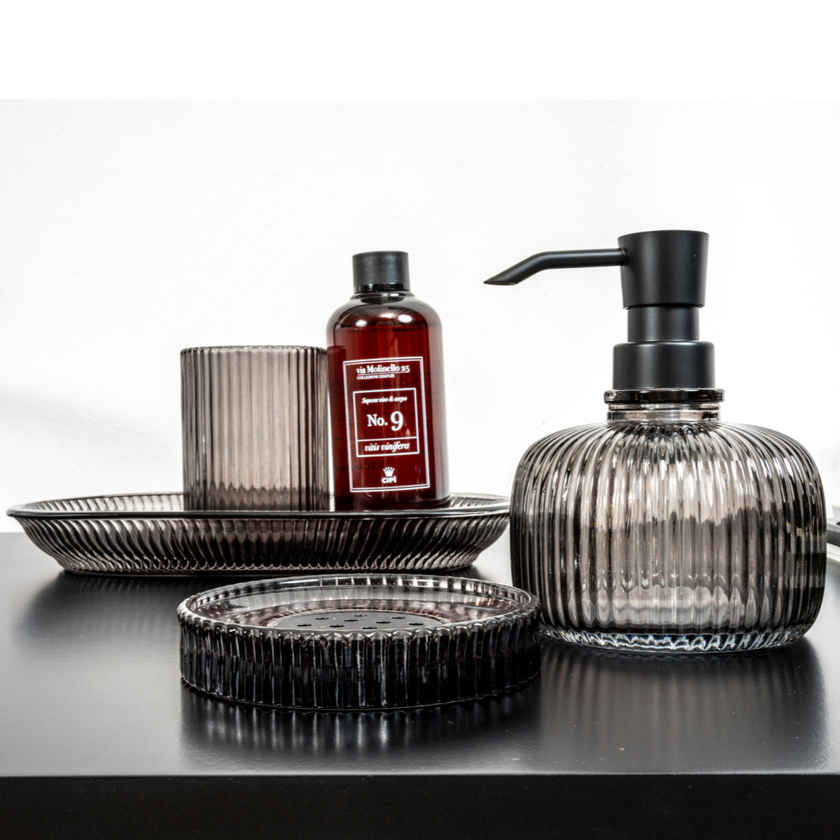 Set accessori da bagno Jubilee in vetro veneziano