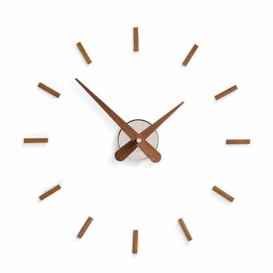 Sunset - Orologio da parete finitura cromo