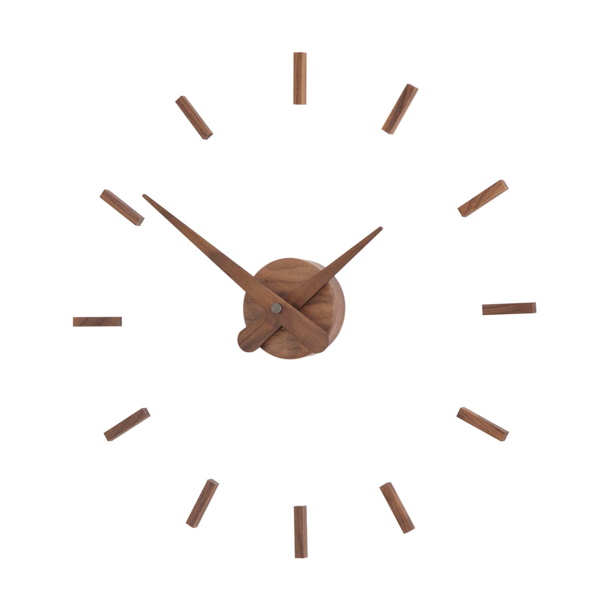 Sunset - Orologio da parete finitura noce
