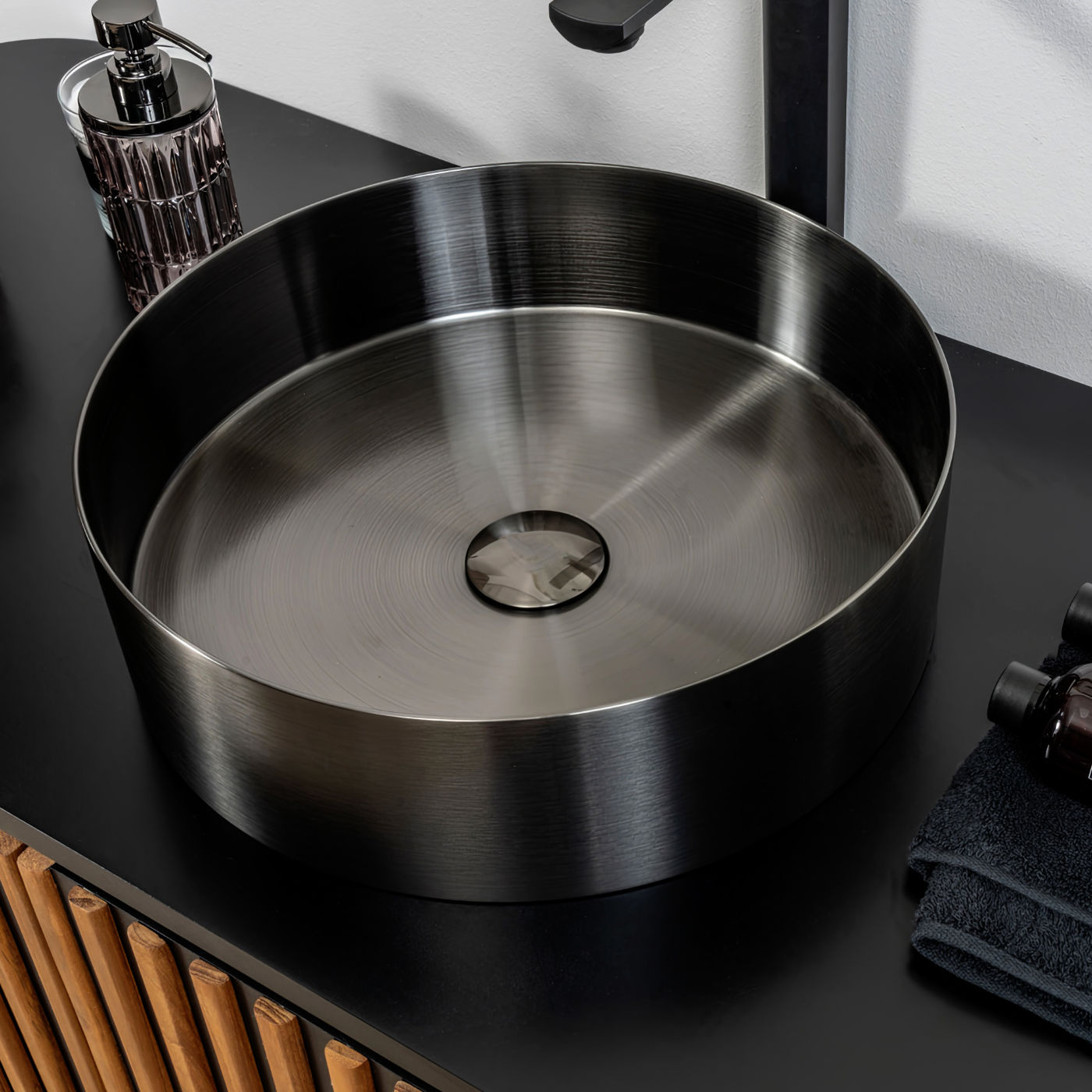 Lavabo Foyer Round Titanio