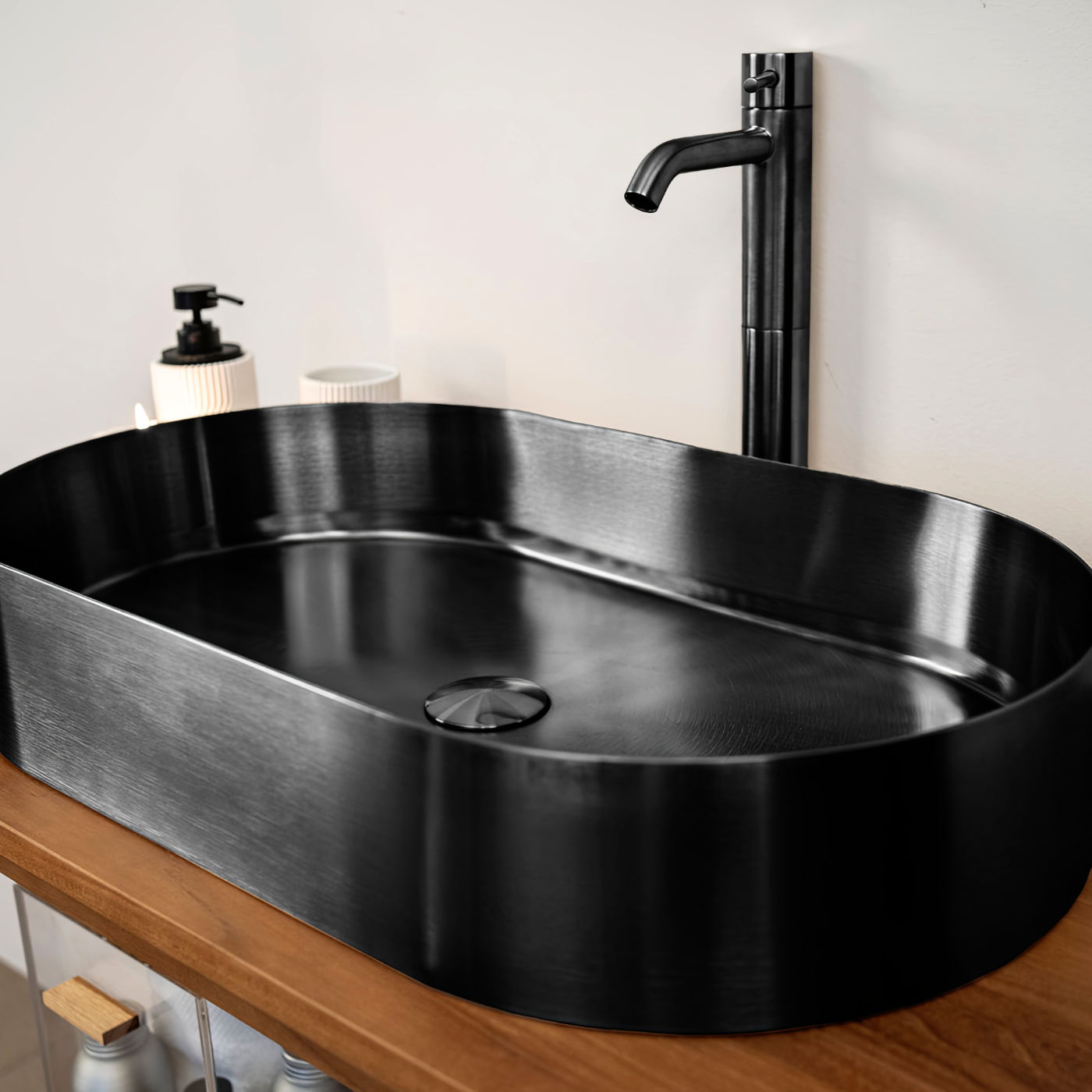 Lavabo Foyer Ovale Titanio