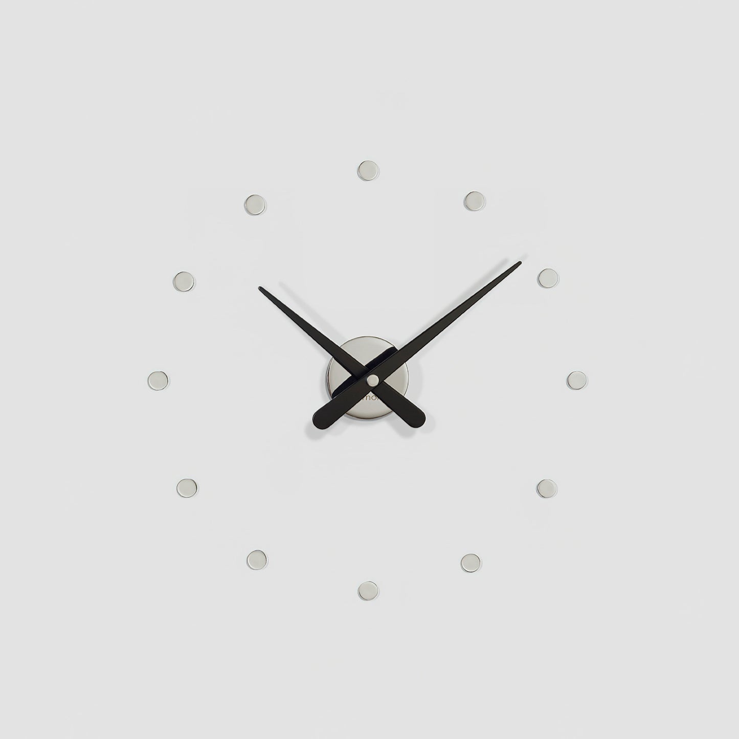 Rodon mini L - Orologio da parete finitura nera