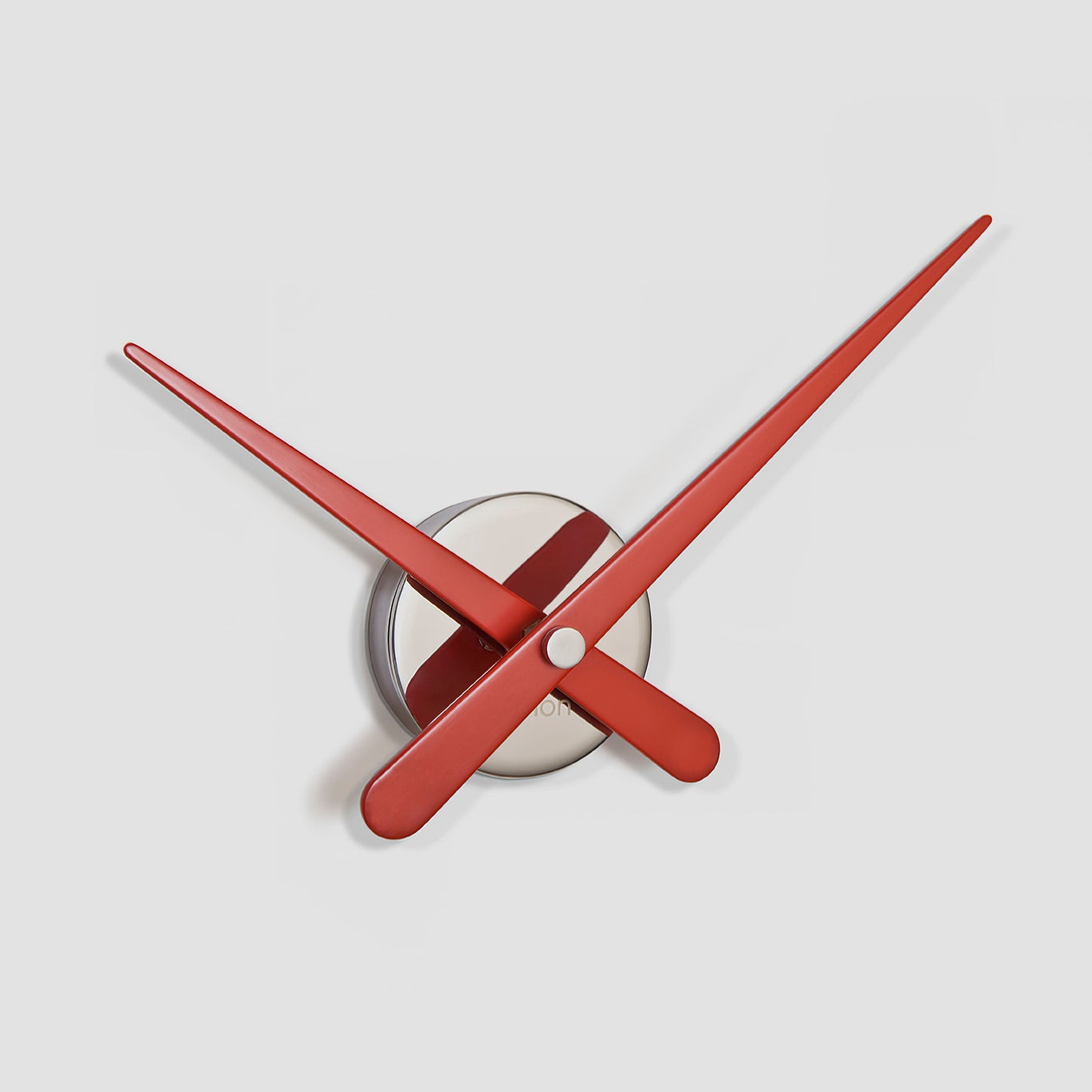 Rodon mini L - Orologio da parete finitura rossa particolare