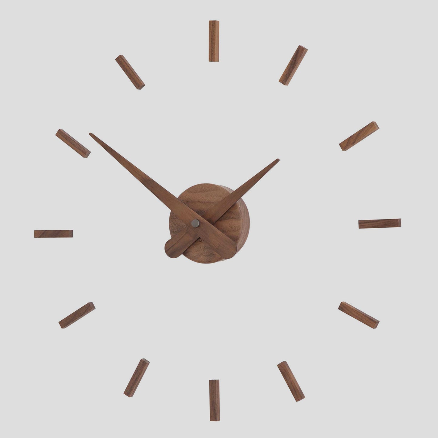 Sunset - Orologio da parete finitura noce