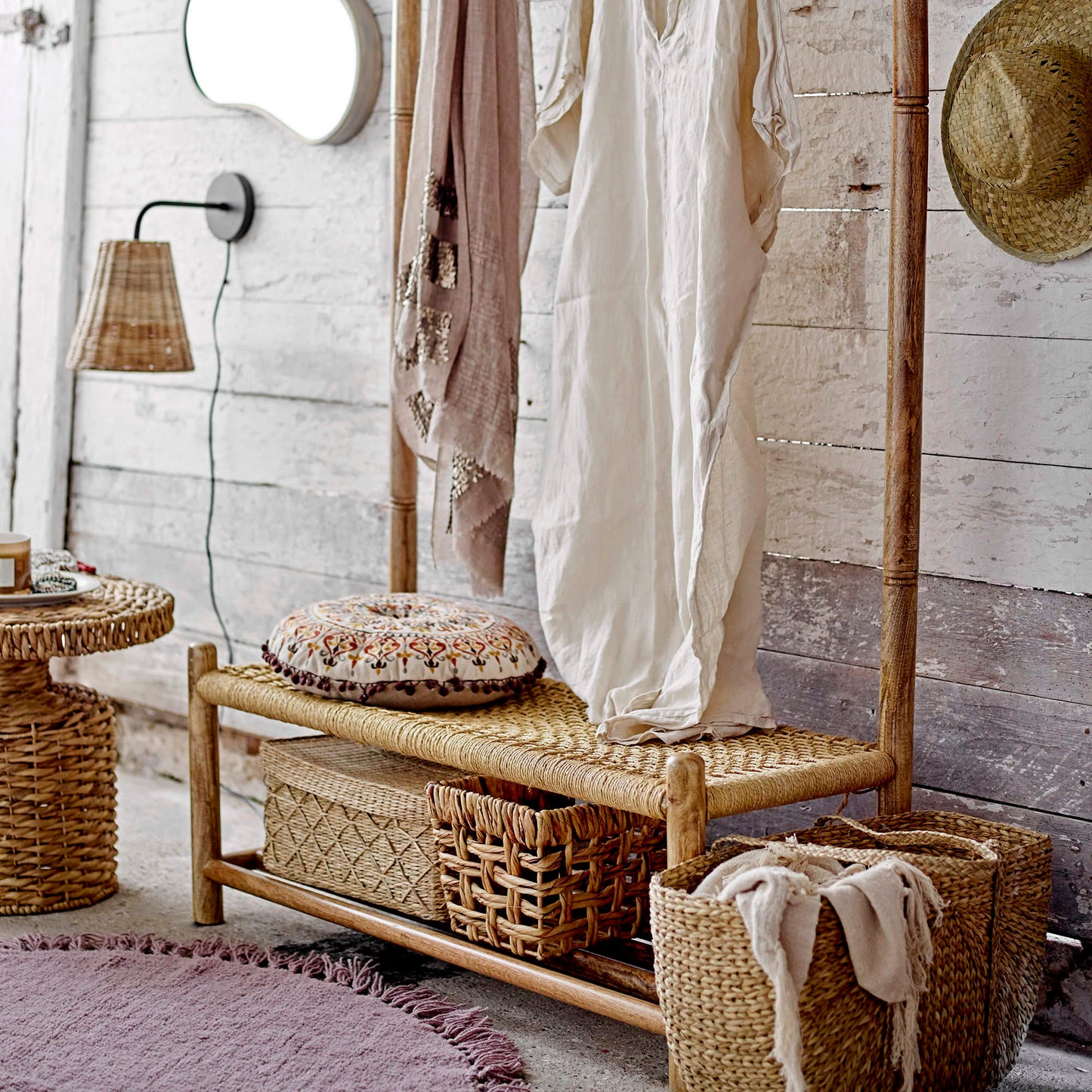 Bloomingville Set cestini portaoggetti Saime