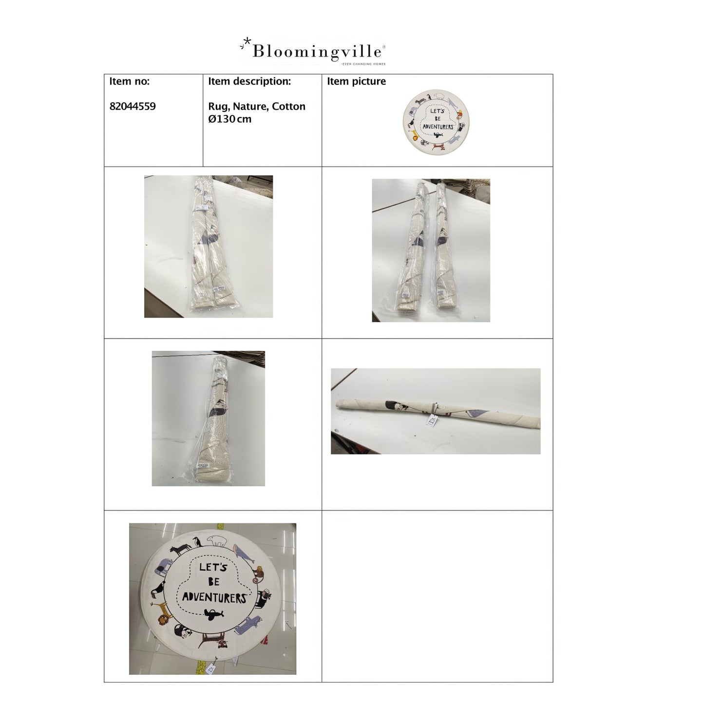 Bloomingville Tappeto Leopold package