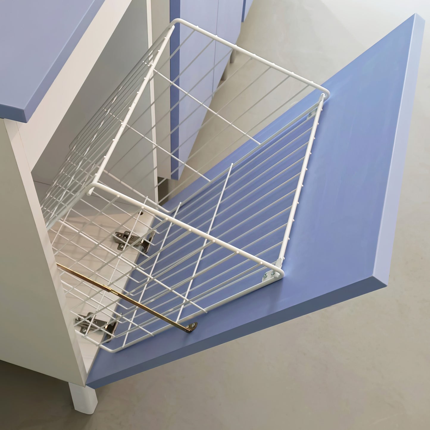 Serie Cubo - Mobile per lavanderia cm 45 con cesto portabiancheria