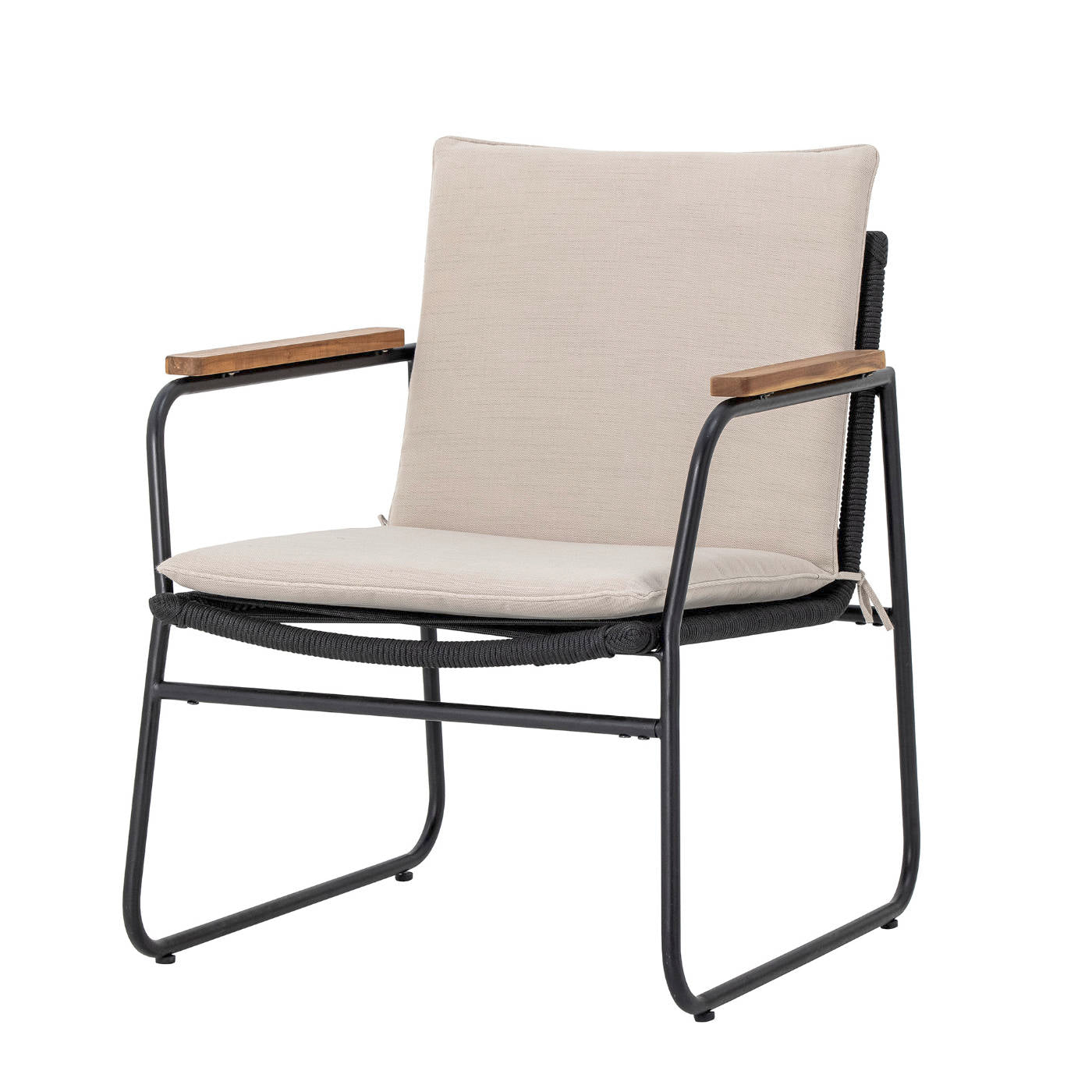 Bloomingville Hampton Lounge Chair, Black, Metal