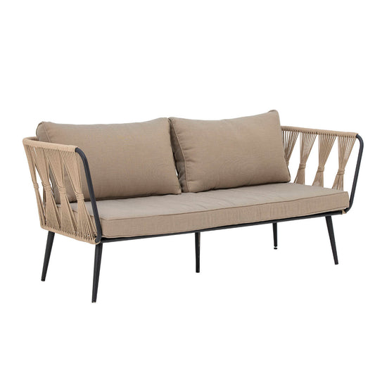 Bloomingville Pavone sofa, Brown, Metal