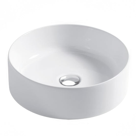 Disegno Ceramica Lavabo da Appoggio Tondo Serie Slim 40Ø h 12 cm