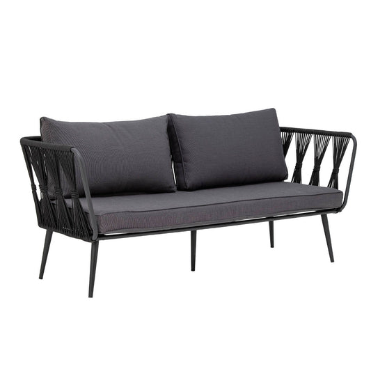 Bloomingville Pavone sofa, Black, Metal 