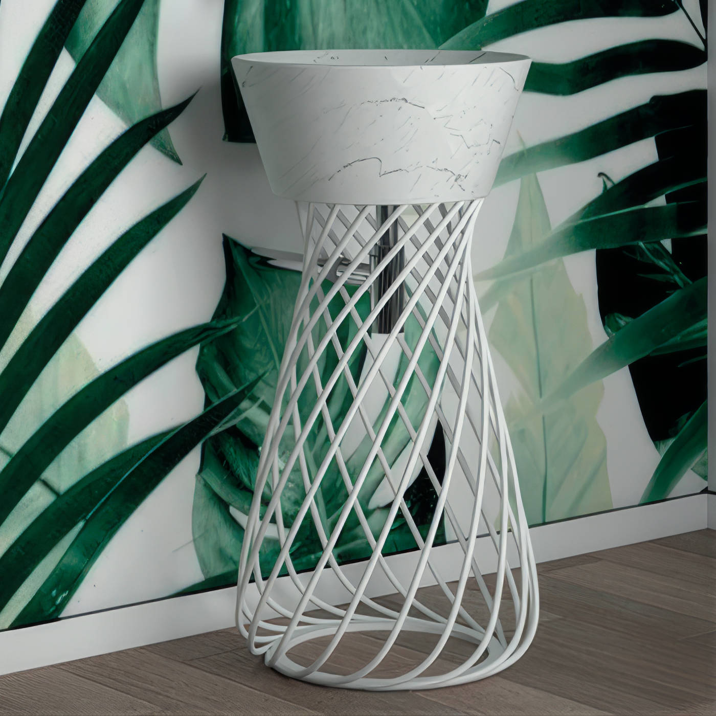 Hidra Ceramica Lavabo Freestanding Wire 43