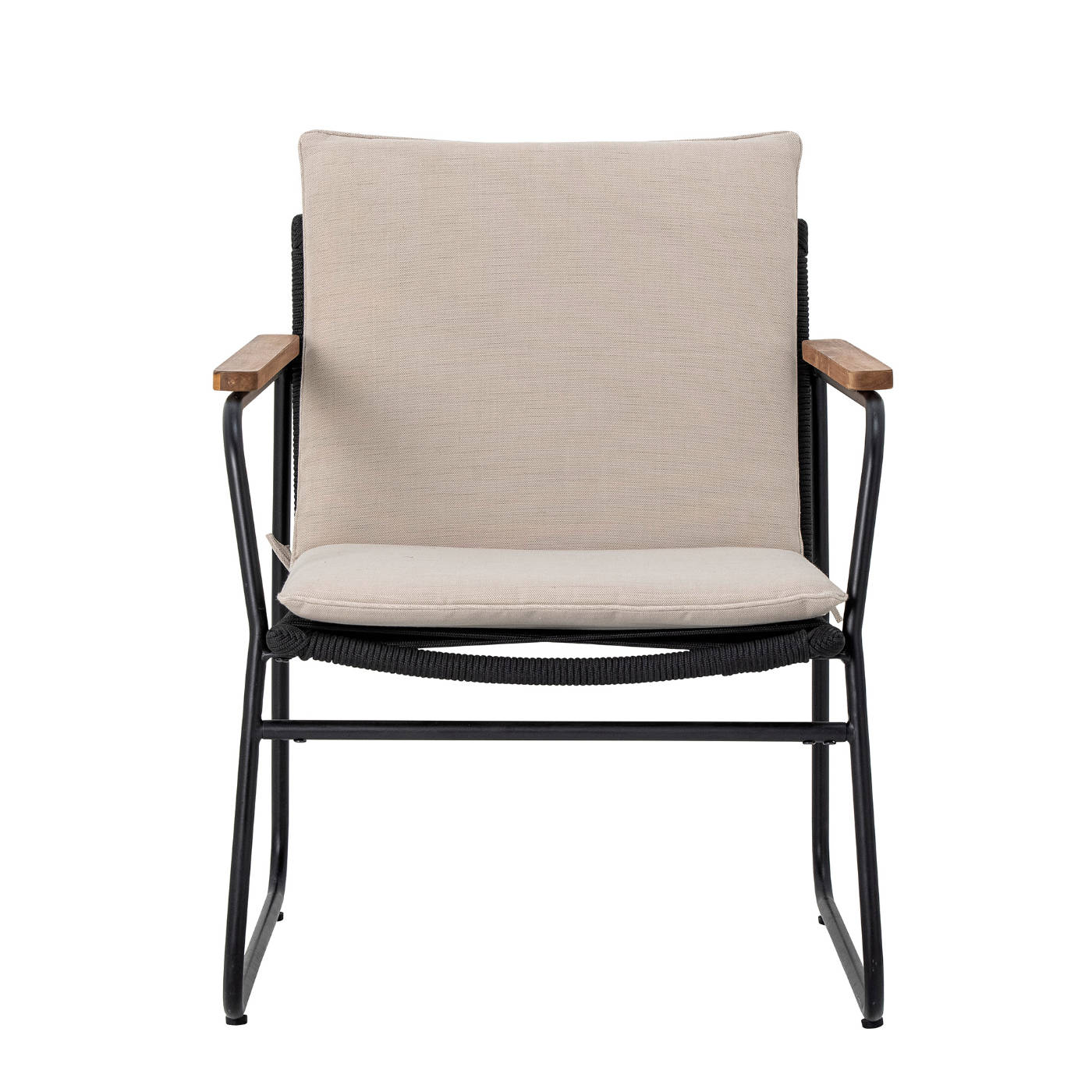 Bloomingville Hampton Lounge Chair, Black, Metal