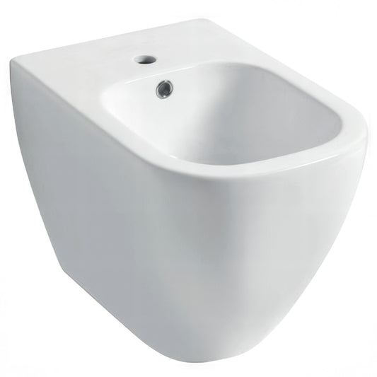 Disegno Ceramica Forever Bidet a Terra Traslato con Fissaggi Nascosti