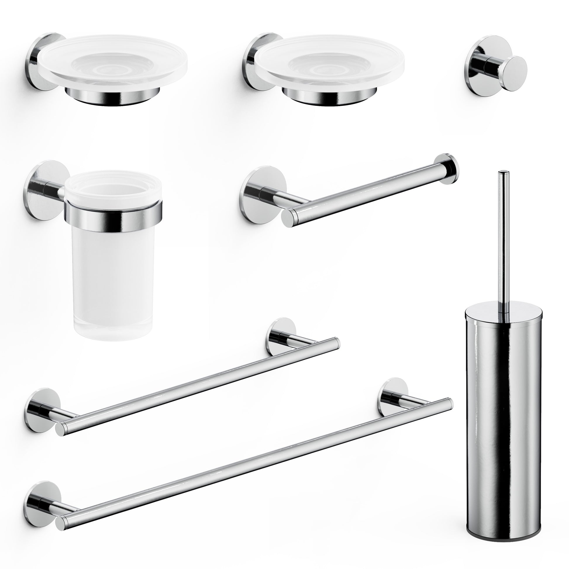 Capannoli Set Accessori da bagno Pratica PR1_8A